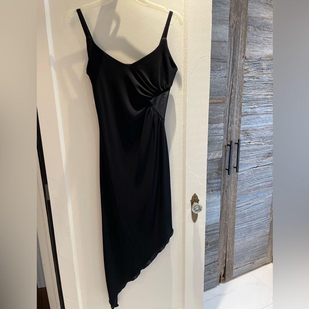Sexy black strappy dress